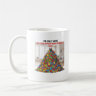 My Salary Goes to Frenchie Toys Funny Dog Design Coffee Mug