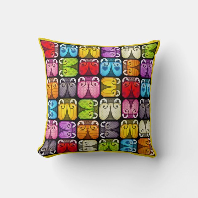 My Sale - Mod Bugs - See Back - Pillow (Front)