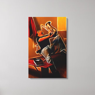 My Saxophone Ride Canvas Print