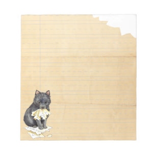 My Schipperke Ate My Homework Notepad