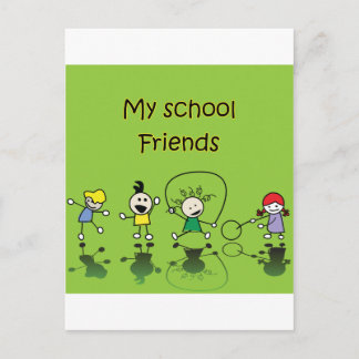 My School Friends Postcard