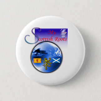 My Scottish Roots.:-) 6 Cm Round Badge