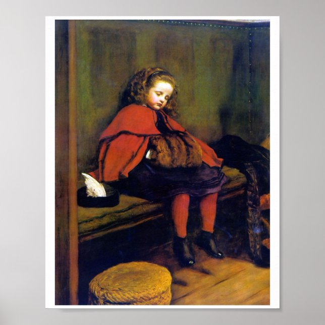 My Second Sermon, John Everett Millais Poster (Front)