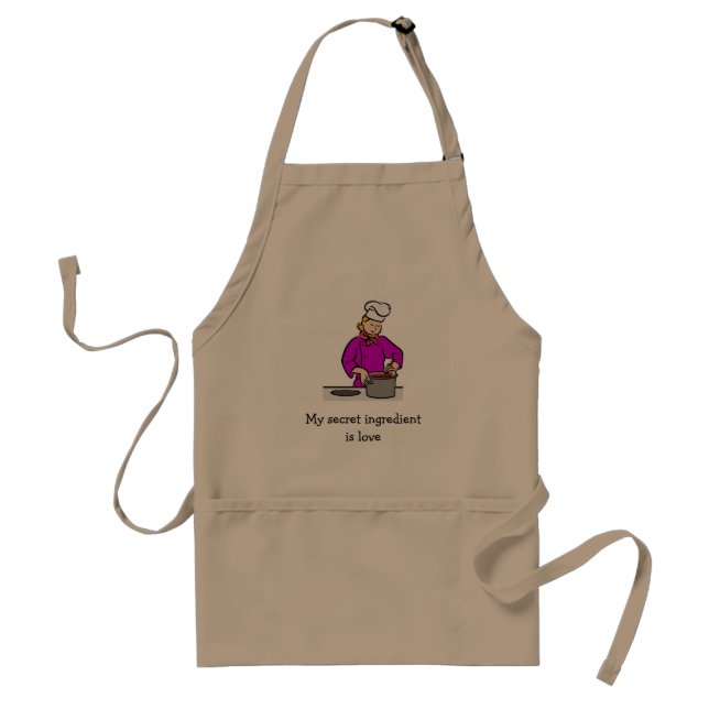 My secret ingredient is love standard apron (Front)