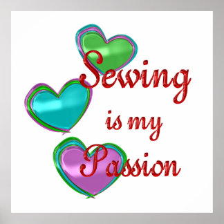 My Sewing Passion Poster