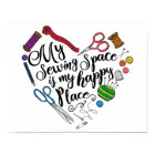 My Sewing Space is My Happy Place Poster