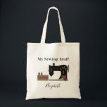 My Sewing Stuff Quilter Stitcher Primitive Tote Bag<br><div class="desc">My Sewing Stuff Quilter Stitcher Primitive Country Tote Bag</div>