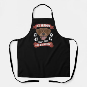 My Shadow Has 4 Paws, Chocolate Labrador, Lab Apron