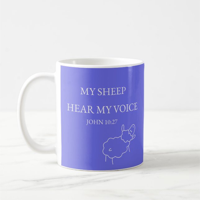 My Sheep Hear My Voice Mug (Left)