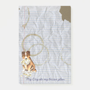 My Sheltie Ate my Lesson Plan Post-it Notes