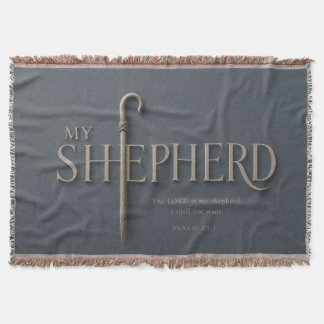 MY SHEPHERD | Psalm 23:1 Christian Throw Blanket