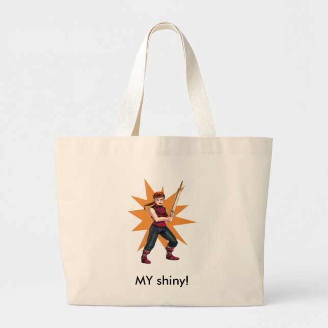 MY shiny! Large Tote Bag (Front)