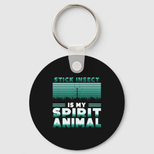 My Shirt Stick Insect Spirit Animal Stick Key Ring