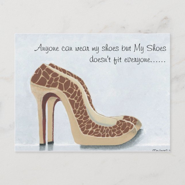 My Shoes Postcard (Front)