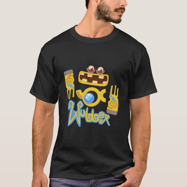 My Singing Monsters Wubbox Blue Small T-Shirt (Front)
