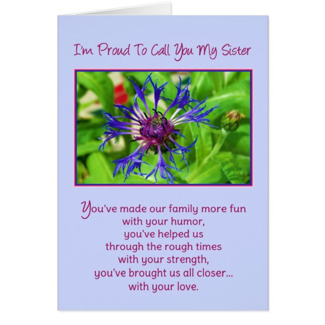 My Sister... (Front)