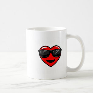 My Sister Is My Valentine Heart Sungles Boy Girl  Coffee Mug