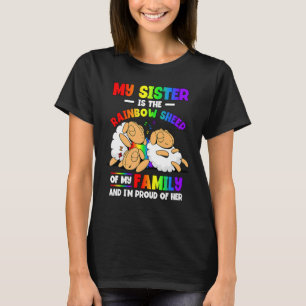 My Sister Is The Rainbow Sheep Lgbt Pride Month T-Shirt