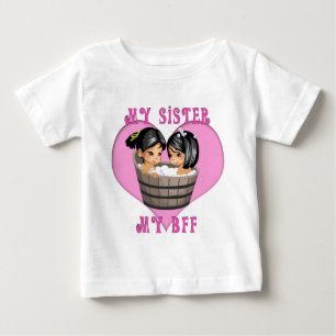 My Sister MY BFF Bath Baby T-Shirt
