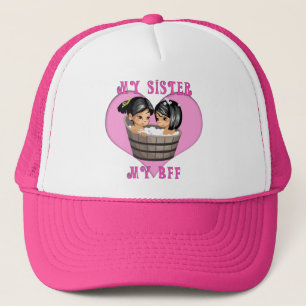 My Sister MY BFF Bath Trucker Hat