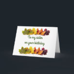 **MY SISTER'S AUTUMN BIRTHDAY** CARD<br><div class="desc">THIS CARD IS TWOFOLD... FOR YOUR "TWIN" AND FOR AN "AUTUMN BIRTHDAY" THANKS FOR STOPPING BY MY STORE ( 1 OF MY 8 ) AND COME BACK AGAIN SOME DAY SOON!</div>