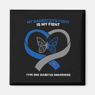 My Sister's Fight Is My Fight Support Diabetes Awa Magnet