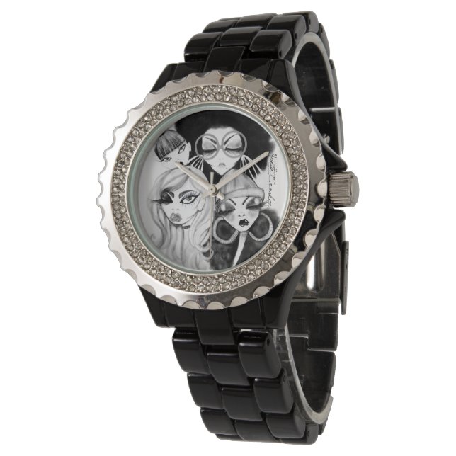 MY SISTERS KEEPER Watch Blk (Angled)