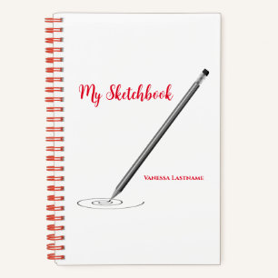 My Sketchbook & Notes with Name Personalisation Notebook
