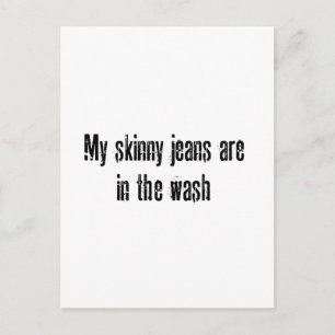 my skinny jeans postcard