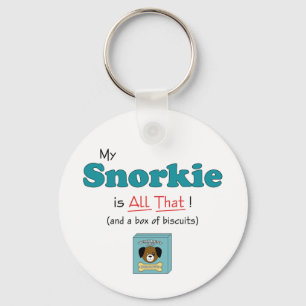 My Snorkie is All That! Key Ring