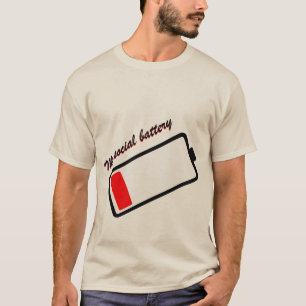 My Social Battery – Low Energy Introvert Humour T-Shirt