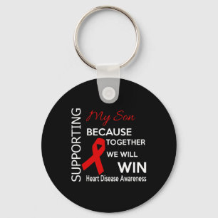 My Son Heart Disease Awareness  Key Ring