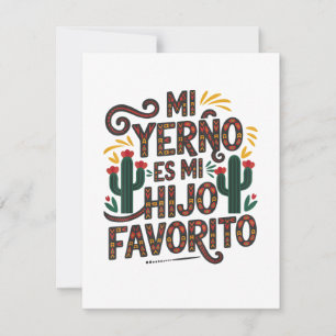 My Son In Law is Favorite Child Card
