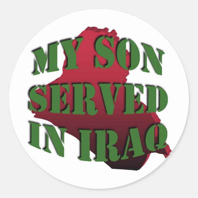 My Son Iraq Stickers (Lg) (Front)