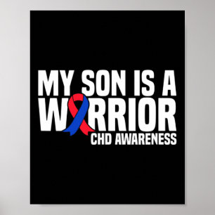 My Son Is A Warrior Chd Congenital Heart Disease A Poster