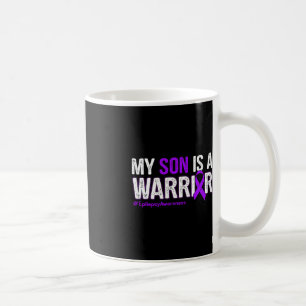 My Son Is A Warrior Epilepsy Awareness Purple Ribb Coffee Mug