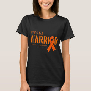 My Son is a Warrior Leukaemia Cancer Awareness  T-Shirt