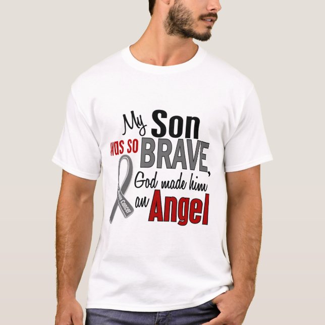 My Son Is An Angel 1 Brain Cancer T-Shirt (Front)