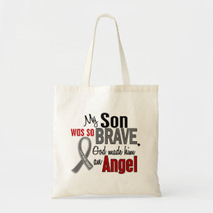 My Son Is An Angel 1 Brain Cancer Tote Bag