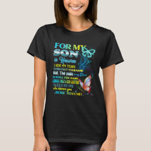 My Son Is My Guardian Angel I Am His Mum Grieving T-Shirt