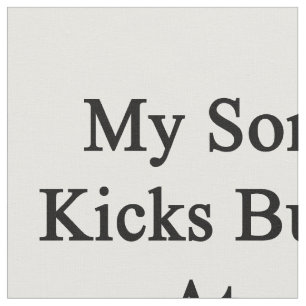 My Son Kicks Butt At Surfing Fabric
