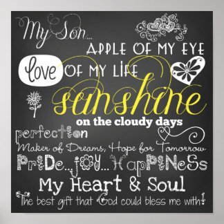My Son Love and Inspiration Poster