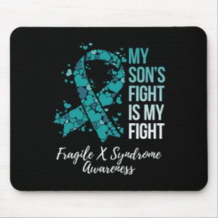 My Son’s Fight Is My Fight Fragile X Syndrome Awar Mouse Pad