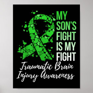 My Son’s Fight Is My Fight Traumatic Brain Injury Poster