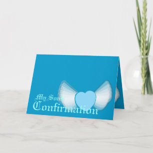 My Son's Confirmation For Boys-Customise Card