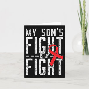 My Son's Fight Is My Fight Chd Heart Disease Aware Card