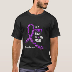 My son's fight is my fight epilepsy awareness T-Shirt
