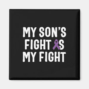 My Son's Fight Is My Fight Pancreatic Cancer Aware Magnet
