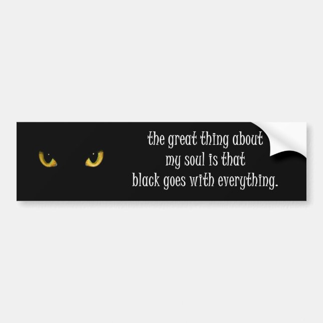 my soul bumper sticker (Front)