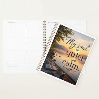 My Soul Is Quiet and Calm Planner